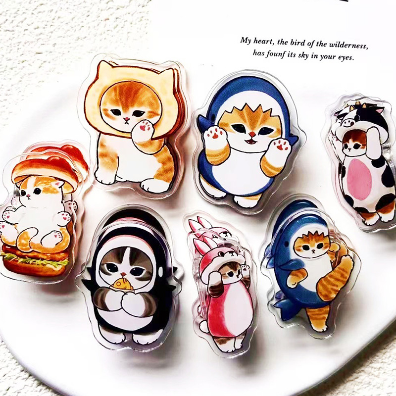 Japanese Lifestyle Goods - 7 Piezas de Clips Acrílicos de
