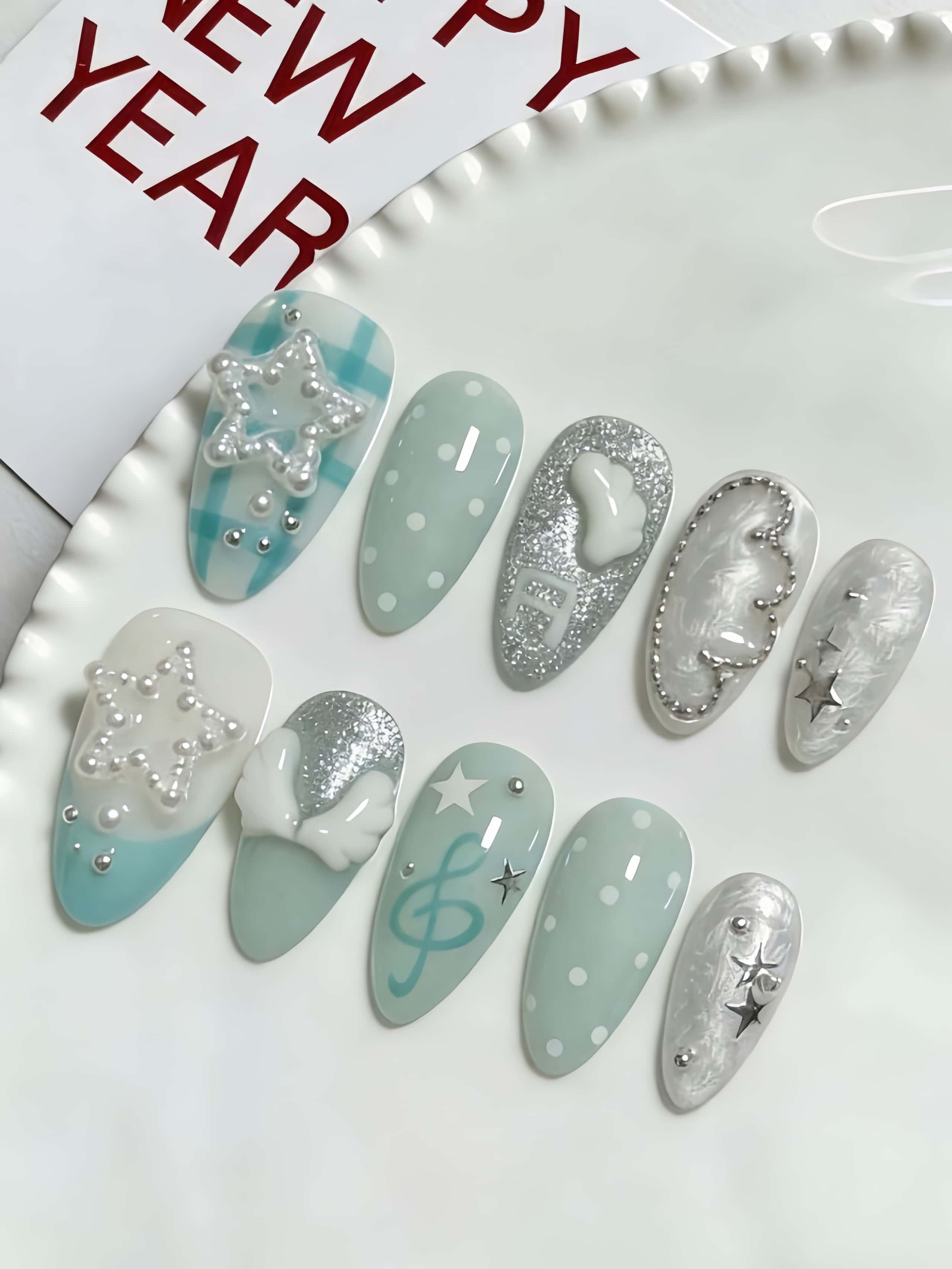 10 piezas de puntas de uñas po - Japanese Lifestyle Gifts reseña y precio