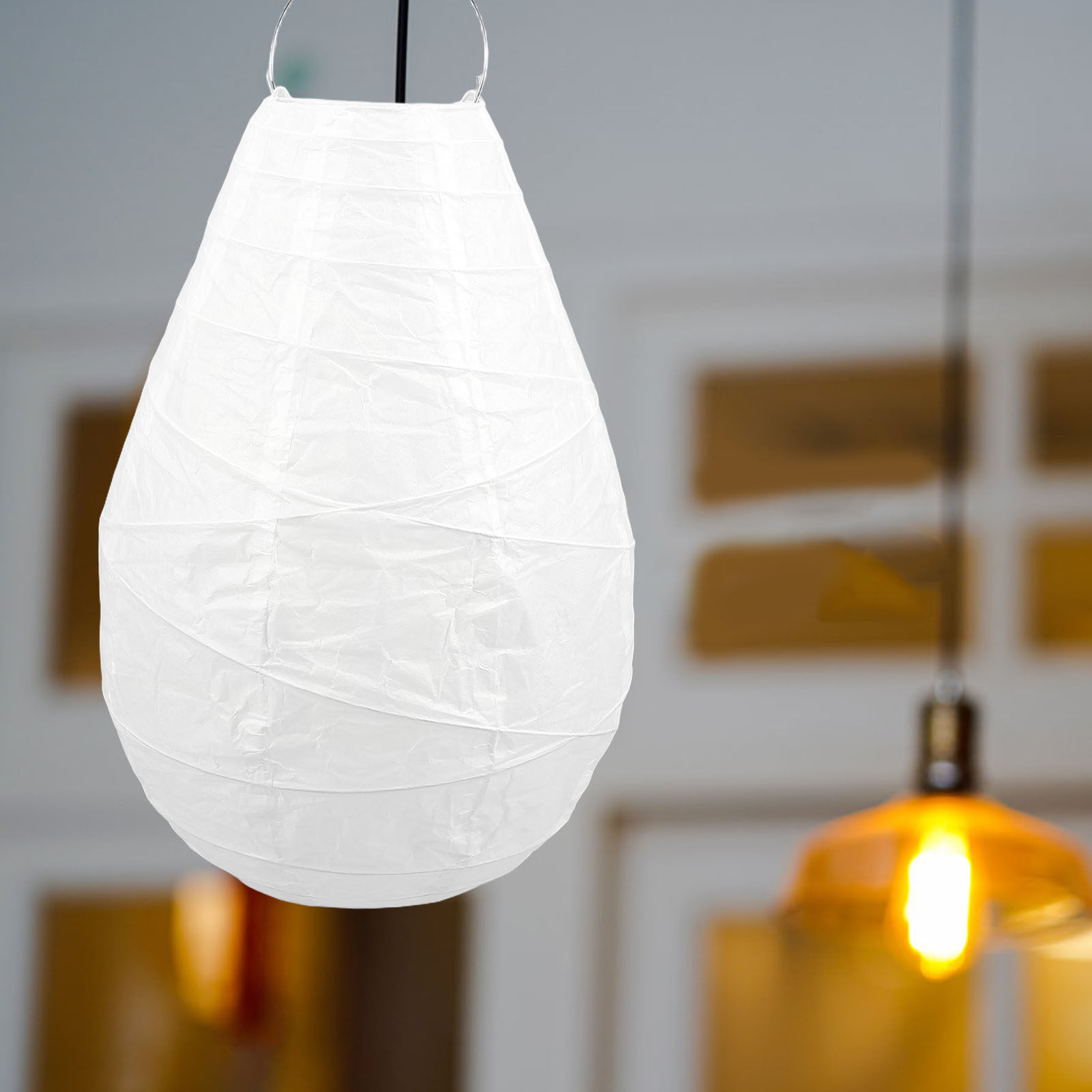 Lámpara colgante de papel blan - Japanese Lantern Paper reseña y precio